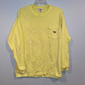 Yellow PINK long sleeve shirt